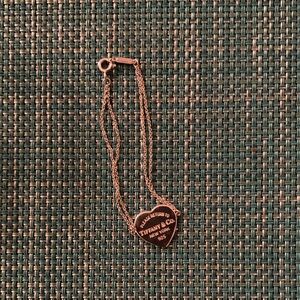 Tiffany & Co. Silver Heart Charm Bracelet